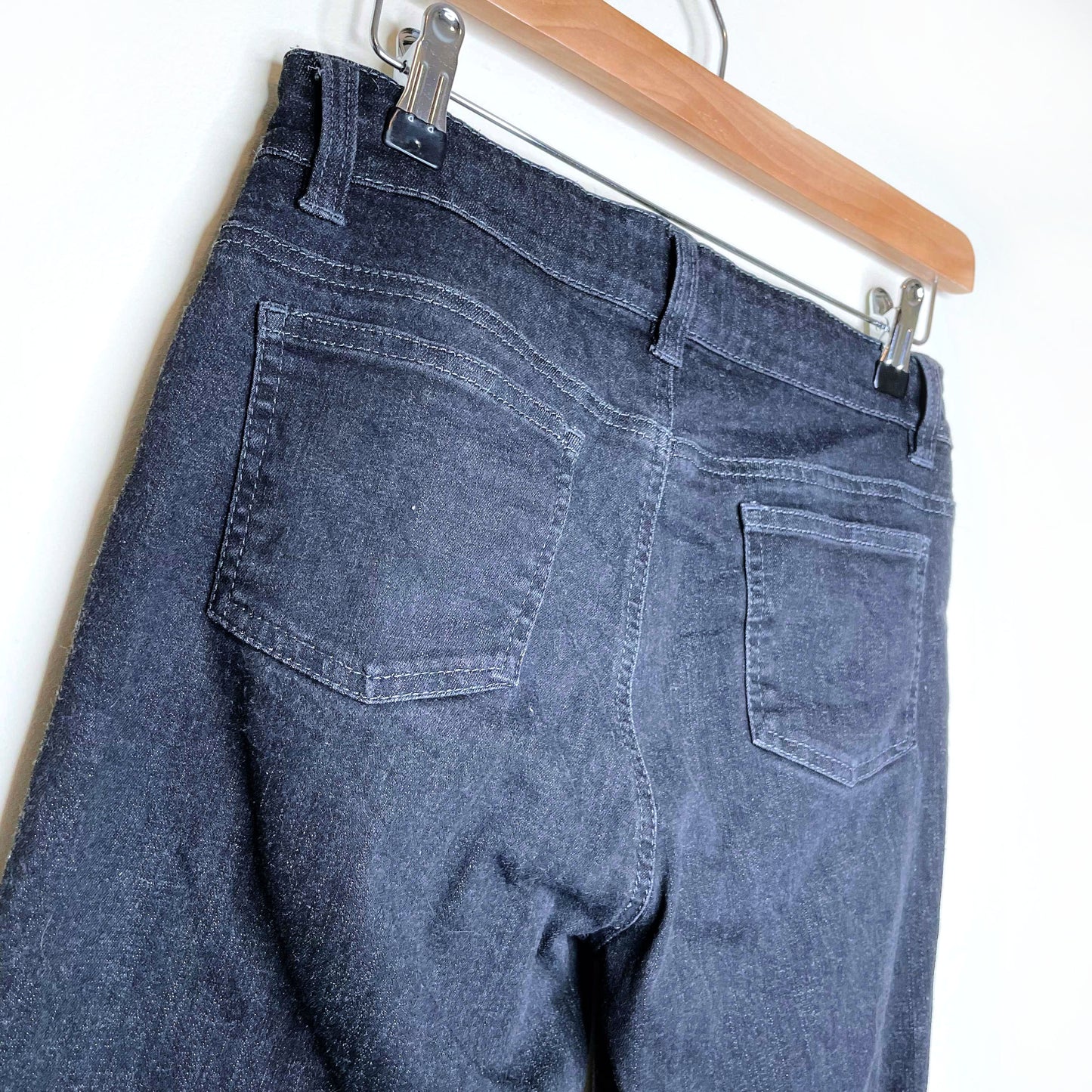 eileen fisher organic cotton straight leg jeans - size 2P