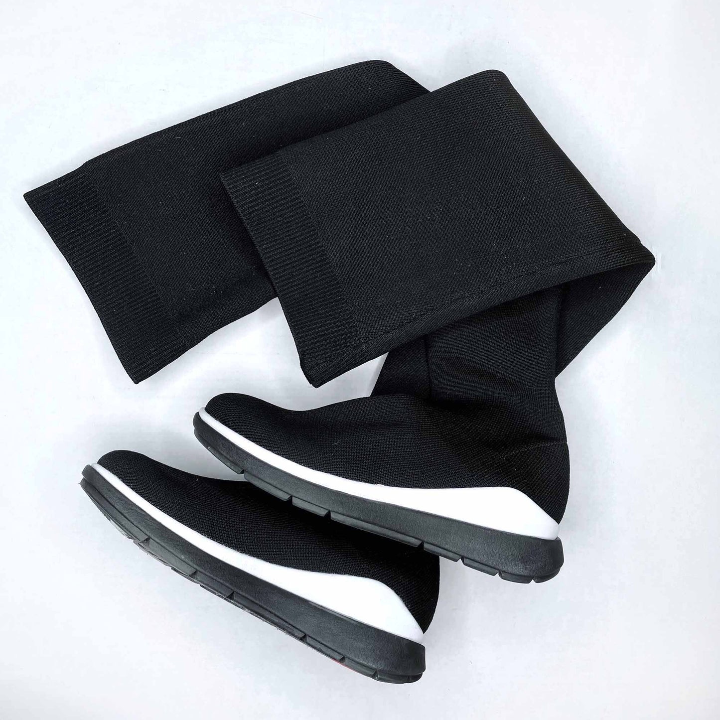 FitFlop Limited Edition Runway Over The Knee Sock Boots - size 7