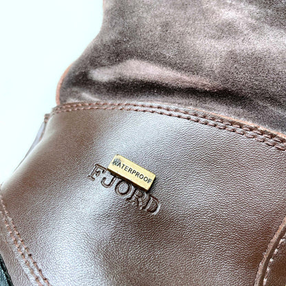 fjord iceland waterproof sheepskin adirondack extreme snowboot - size 6.5