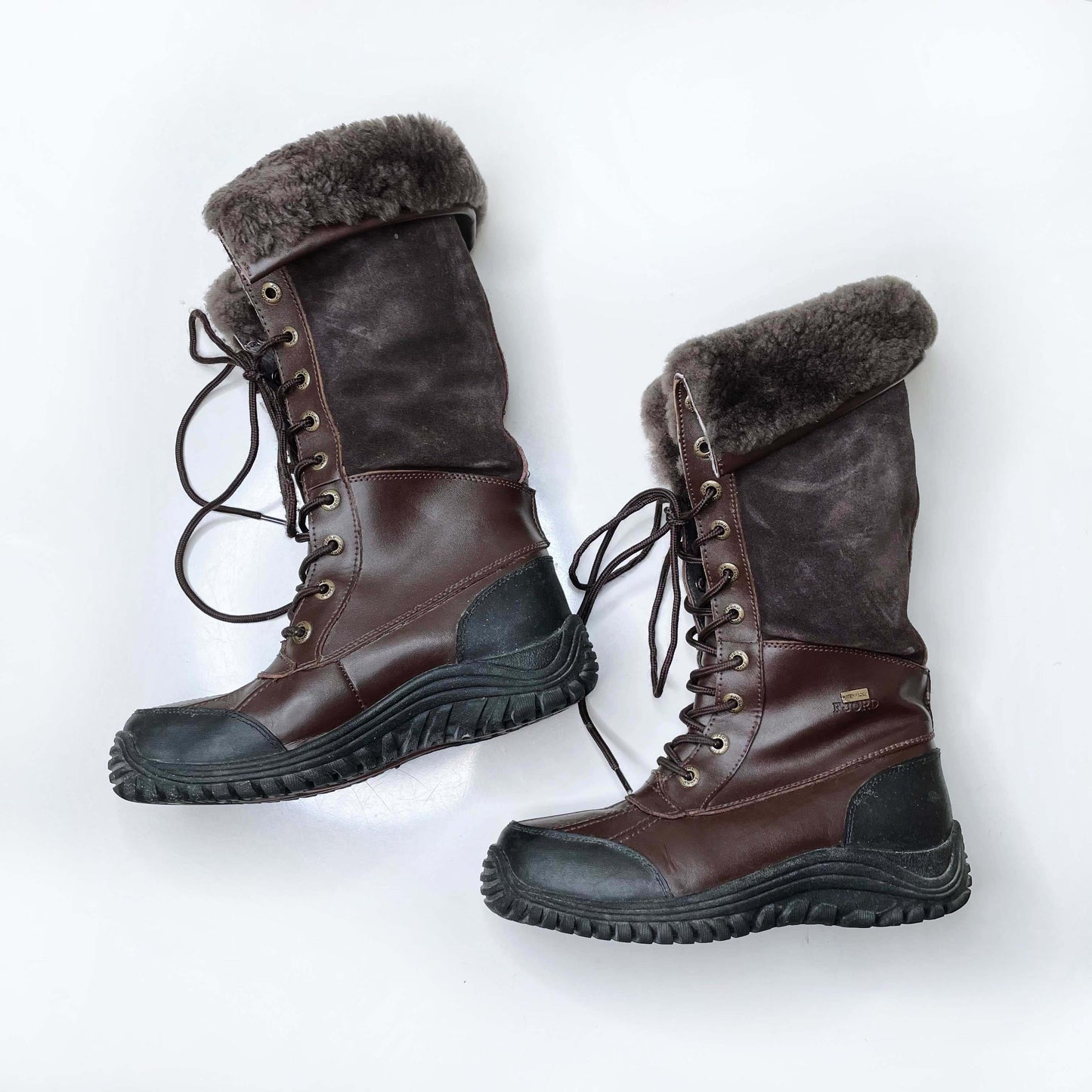 fjord iceland waterproof sheepskin adirondack extreme snowboot - size 6.5