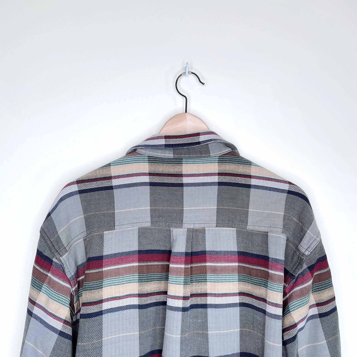 vintage pier connection flannel button down shirt - size large