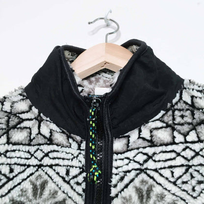 Vintage Climb High sherpa fleece sweater jacket - size 8