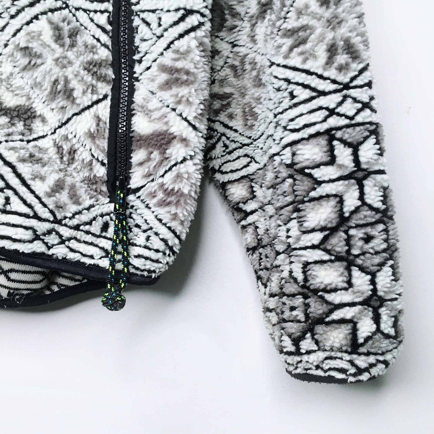 Vintage Climb High sherpa fleece sweater jacket - size 8