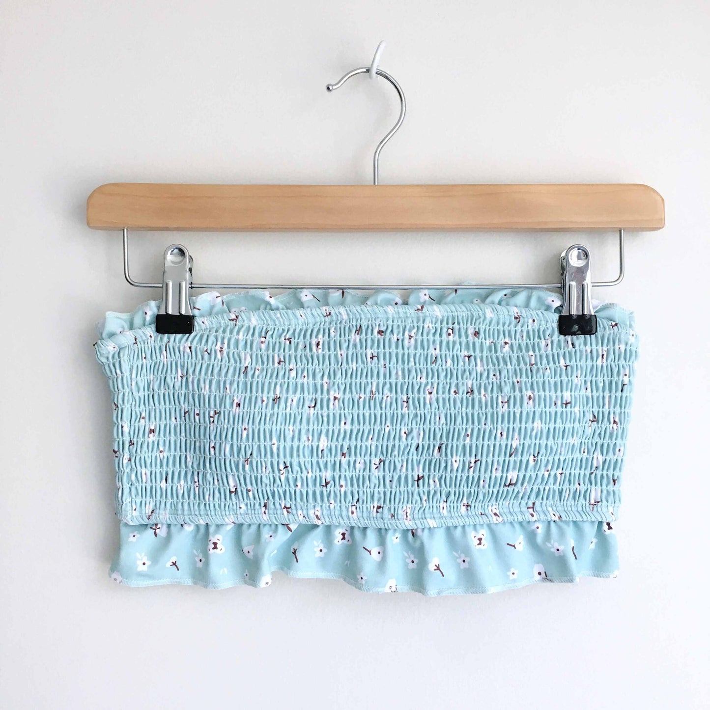 NWOT Nancy Lay 2-piece ruffled high rise swim suit - size Small