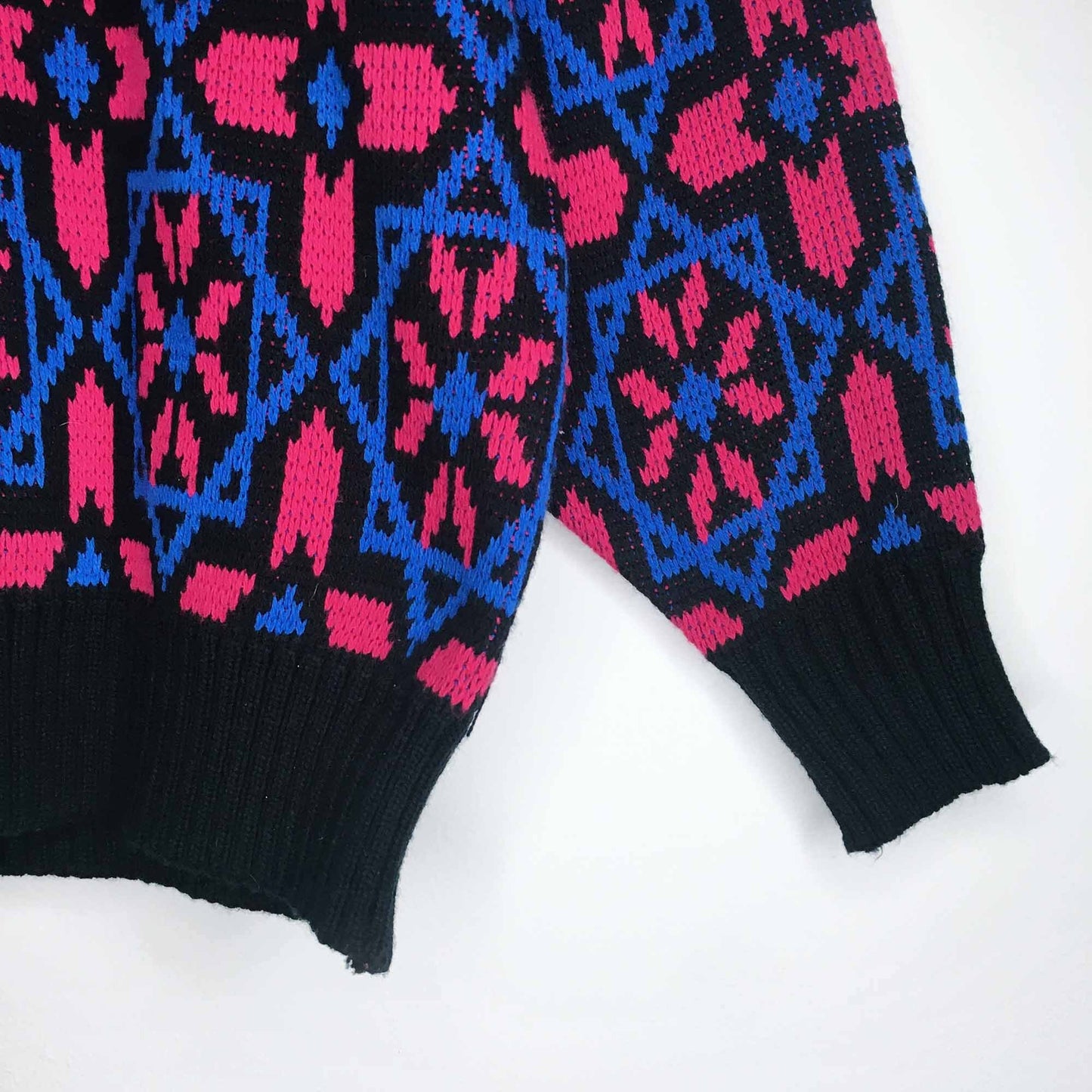 Vintage FOX acrylic snowflake sweater - size Medium