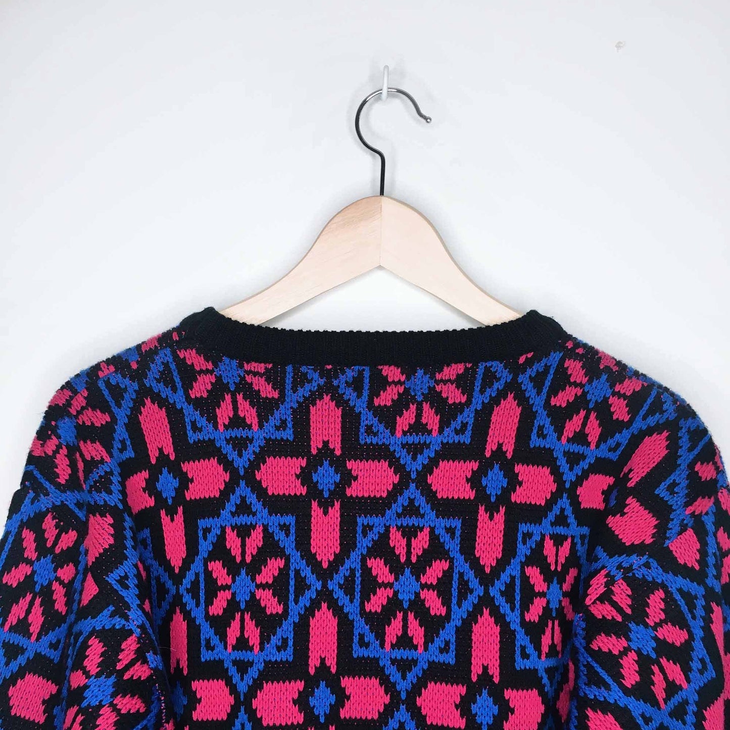 Vintage FOX acrylic snowflake sweater - size Medium