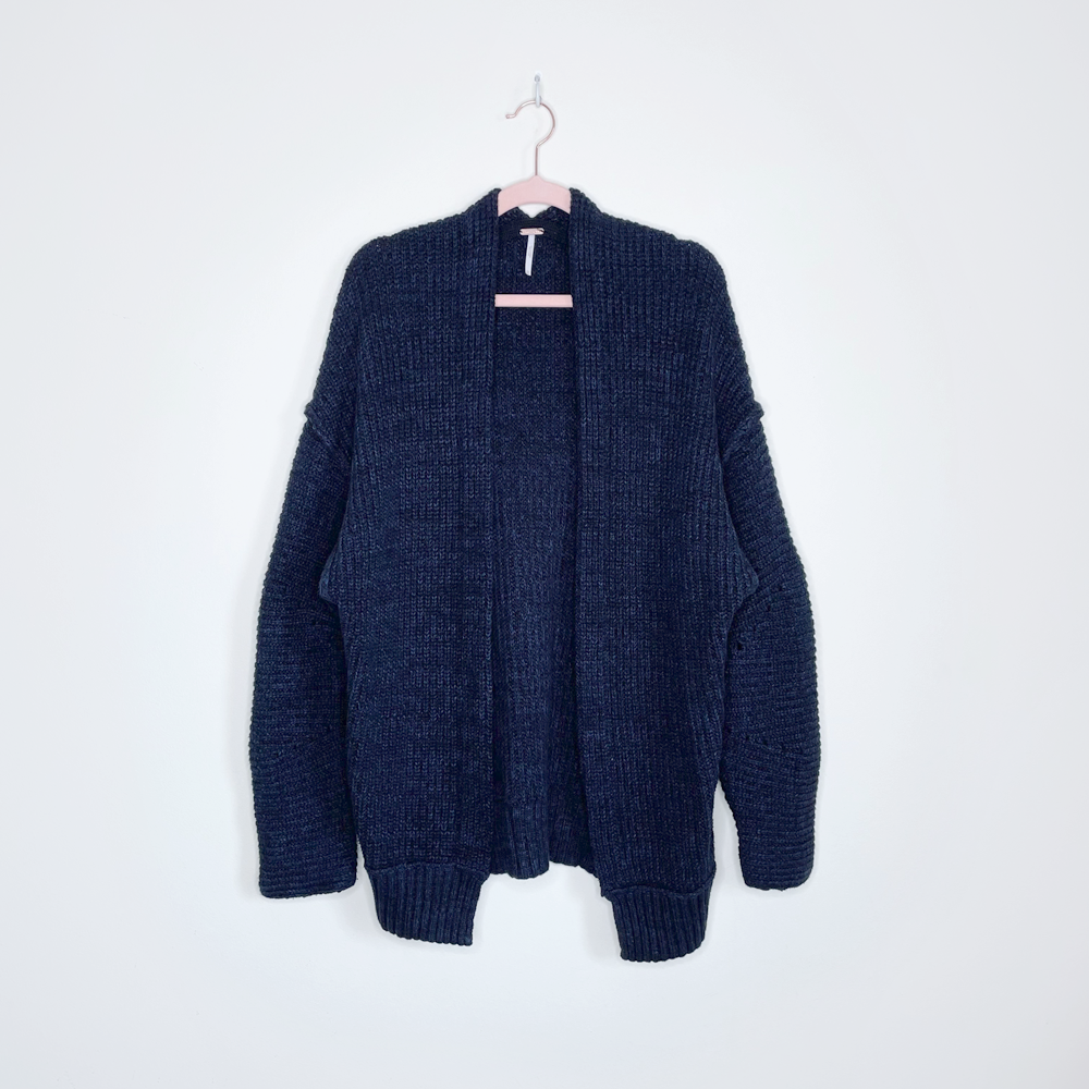 free people high hopes chunky open oversized cardigan - size xs