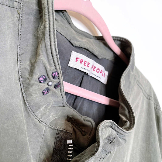 free people wildflower parka - size xl