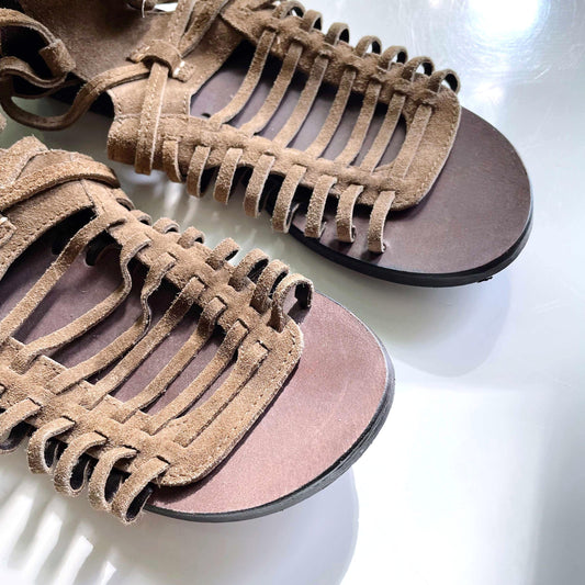 free people sun seeker tall gladiator sandal - size 38