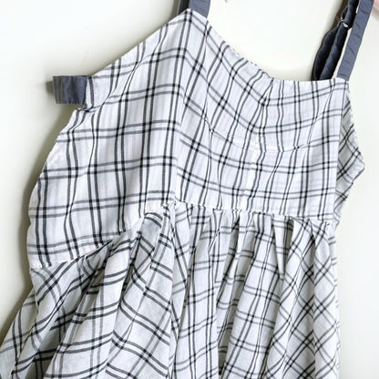 free people picnic plaid tank top - size large