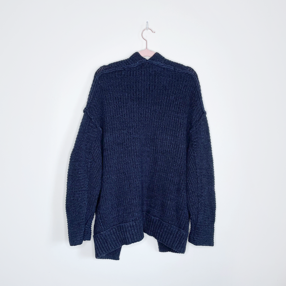 free people high hopes chunky open oversized cardigan - size xs