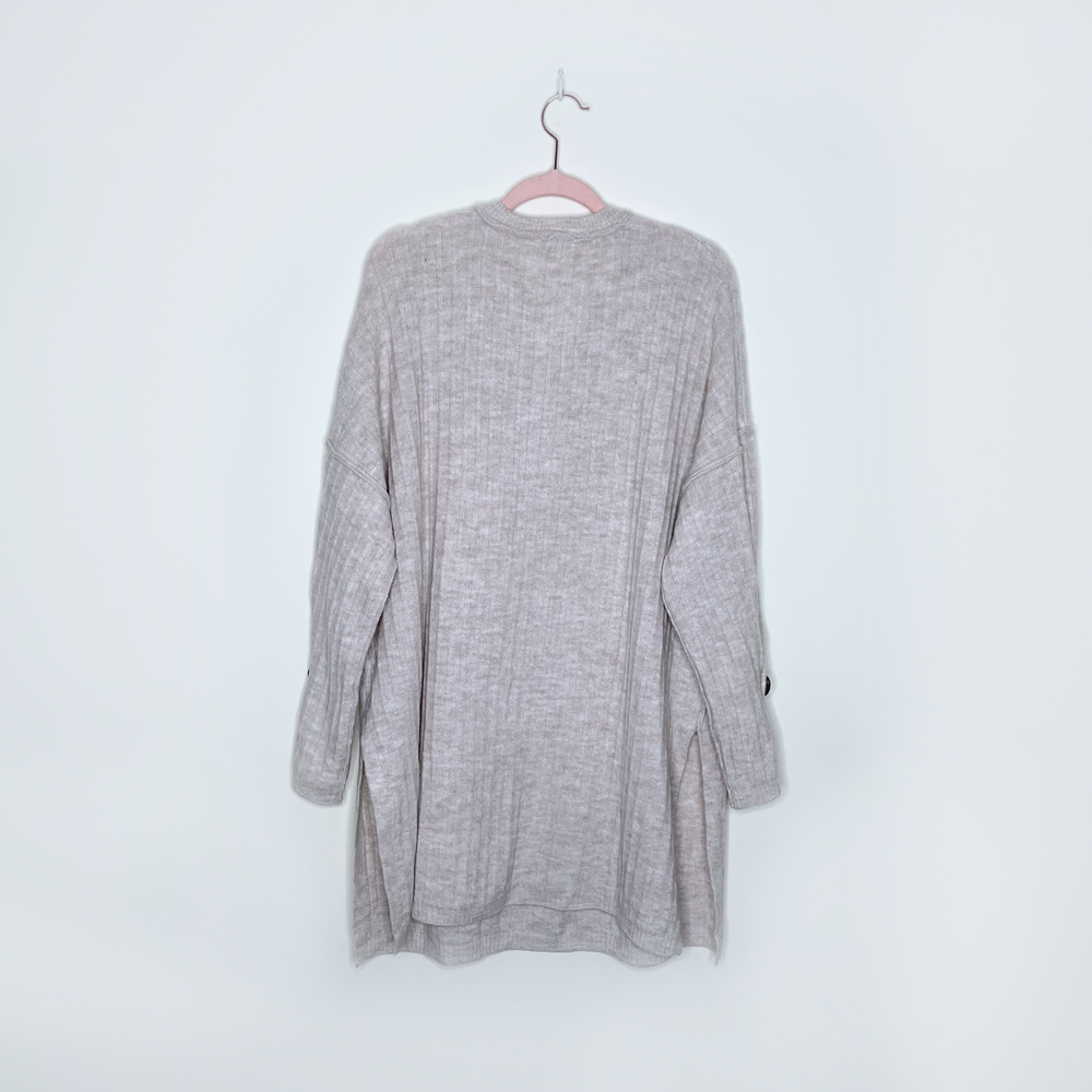 free people around the clock oversized sweater - size small