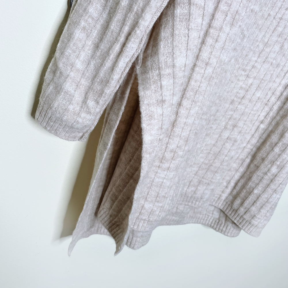 free people around the clock oversized sweater - size small