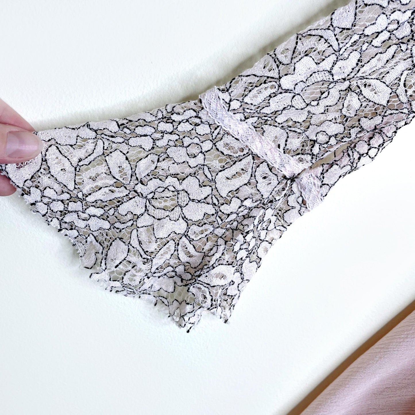 free people tell tale high neck keyhole lace tunic - size xs