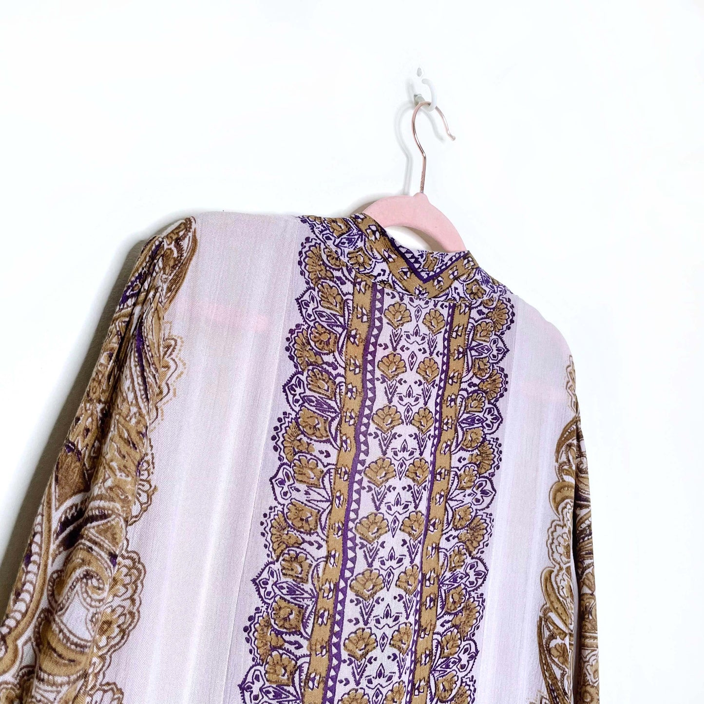 free people azalea combo empire caftan maxi dress - size large