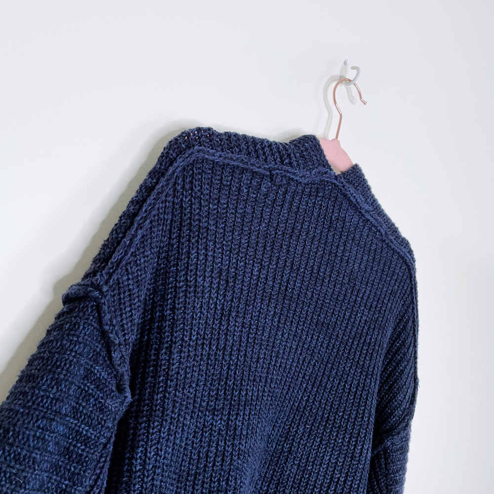 free people high hopes chunky open oversized cardigan - size xs