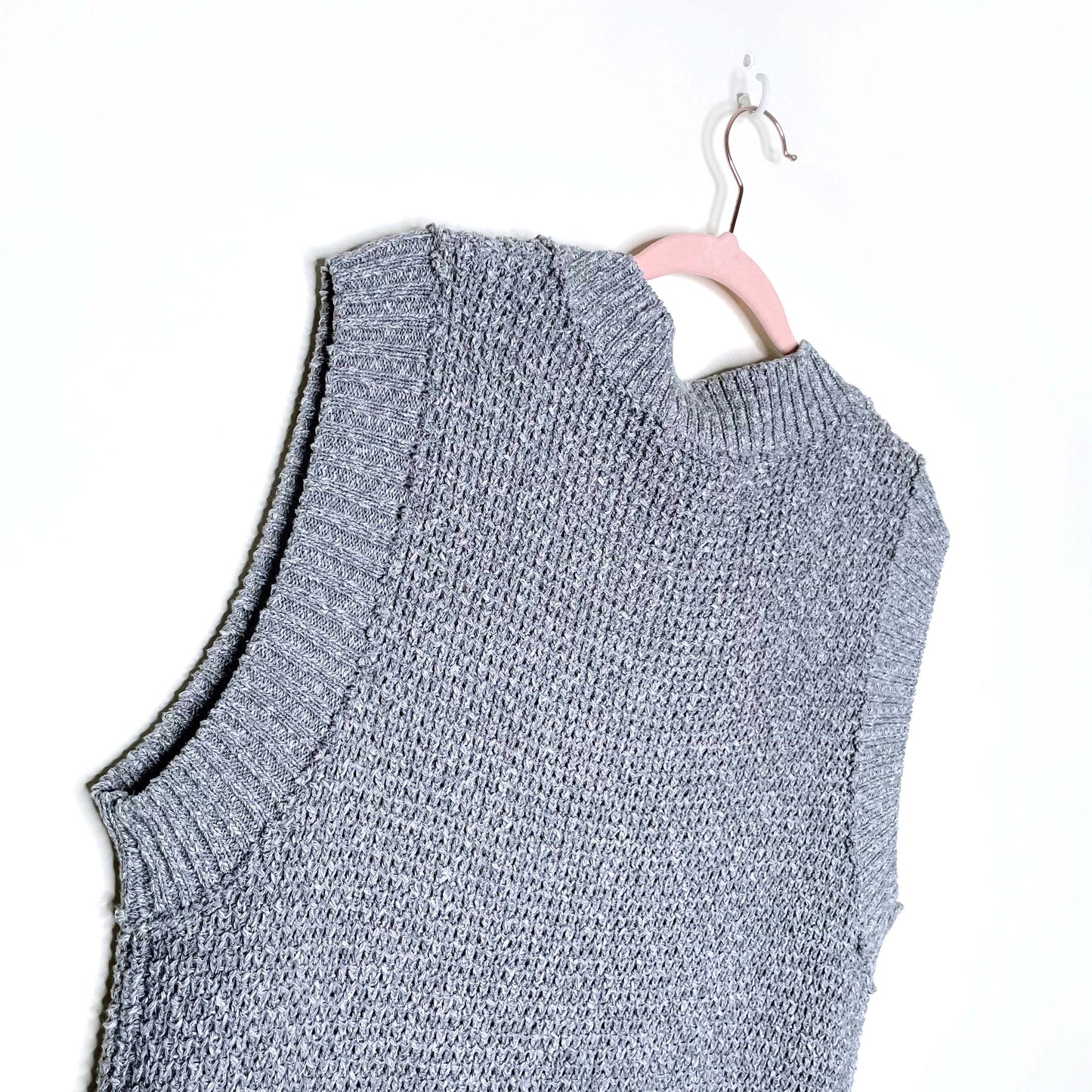 free people beach v-neck sleeveless knit maxi dress - size small