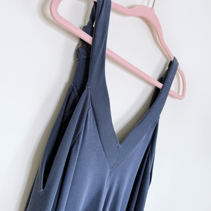 free people harem drop crotch wide leg jumpsuit - size xs/sm