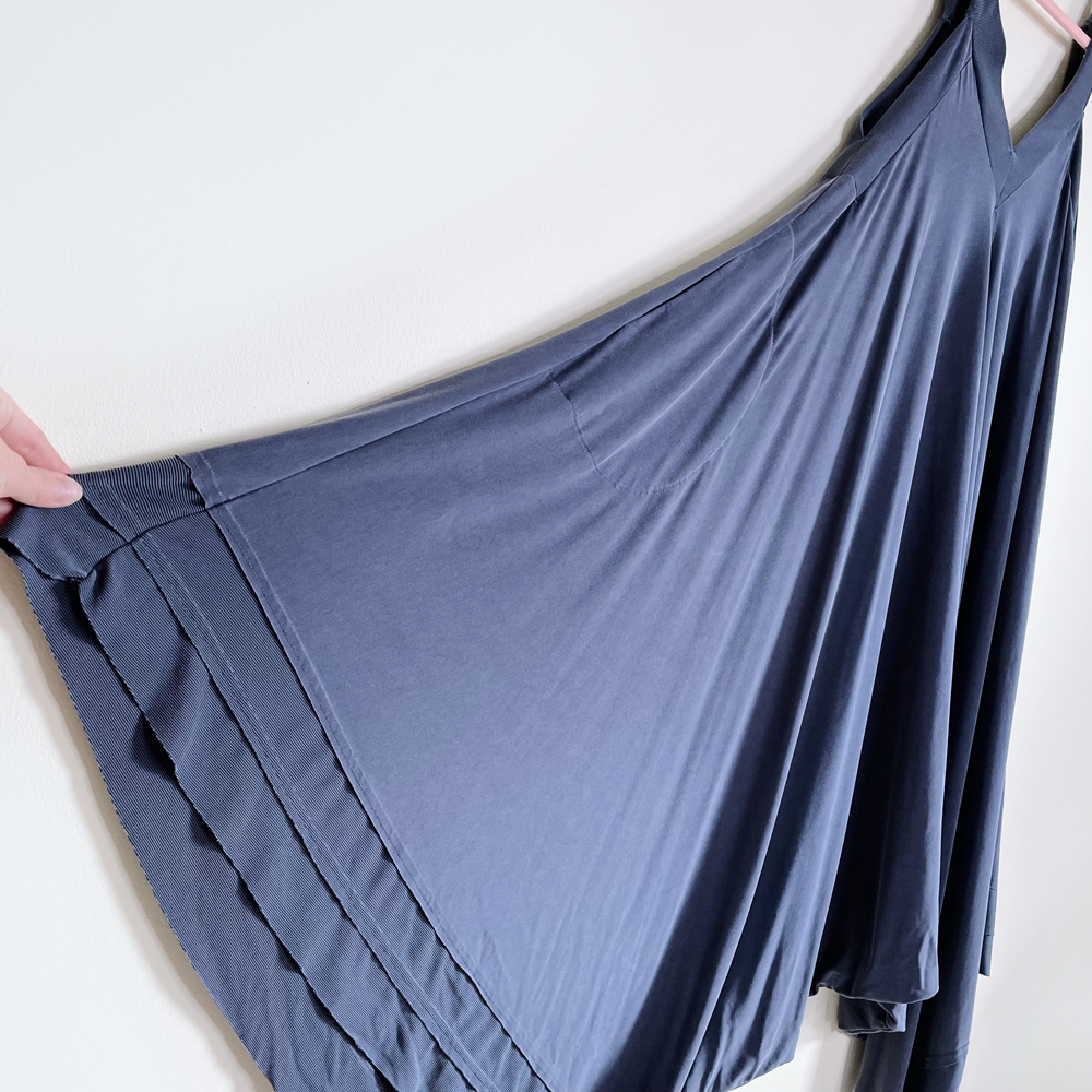 free people harem drop crotch wide leg jumpsuit - size xs/sm