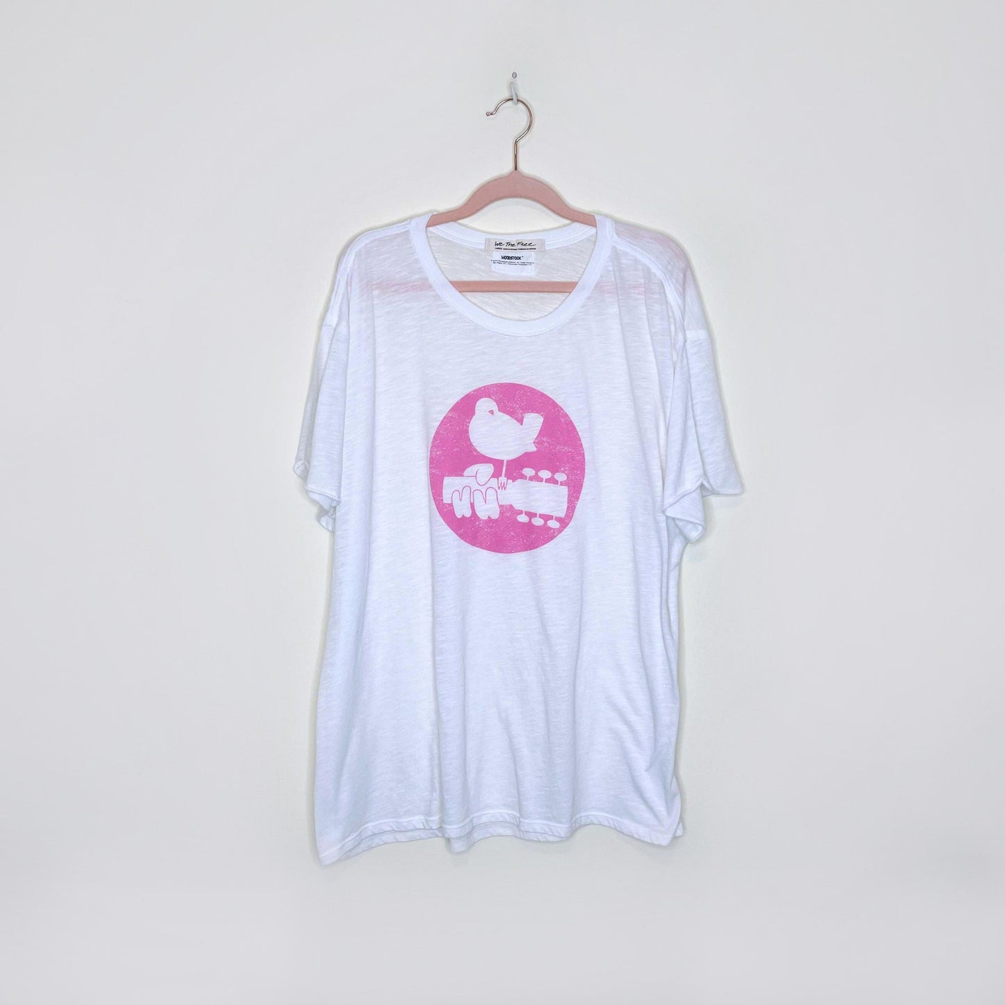 we the free woodstock clarity ringer tee - size large