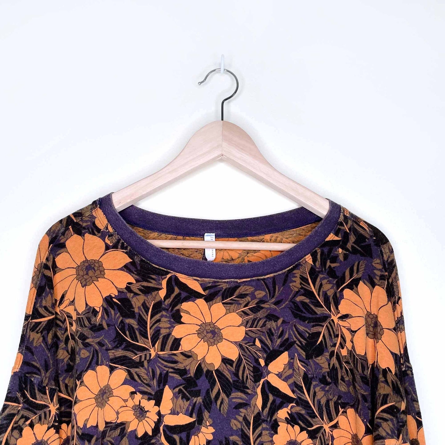 free people radiate positive vibes sunflower long sleeve - size xs