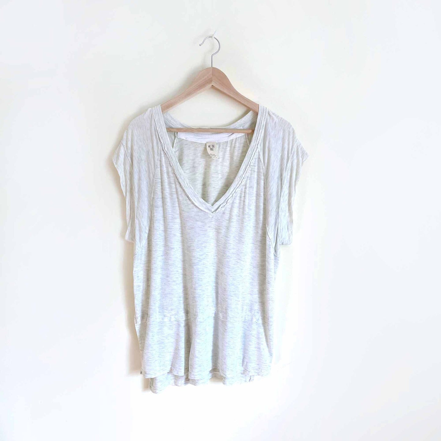 we the free voyage oversized v-neck tee - size xs