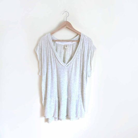 we the free voyage oversized v-neck tee - size xs