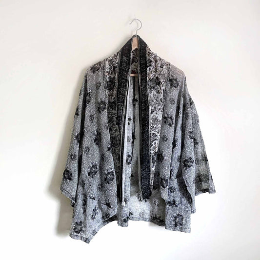 Free People ONE oversized gauzey hand-painted kimono - size xs/sm