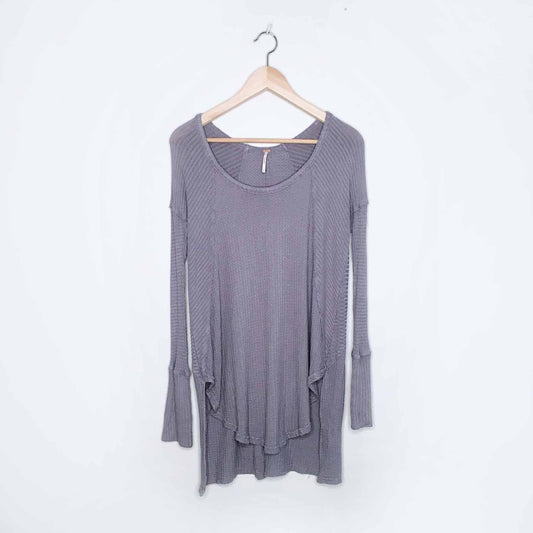 Free People Ventura oversized waffle thermal - size Small