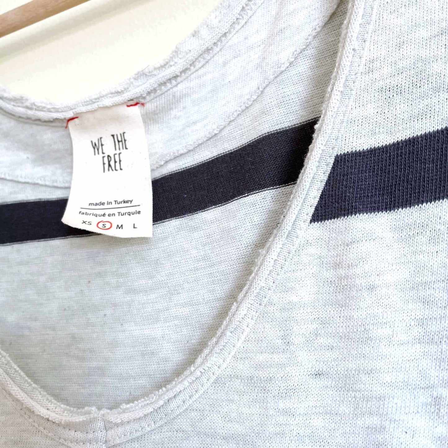 We the Free oversized striped henley - size Small