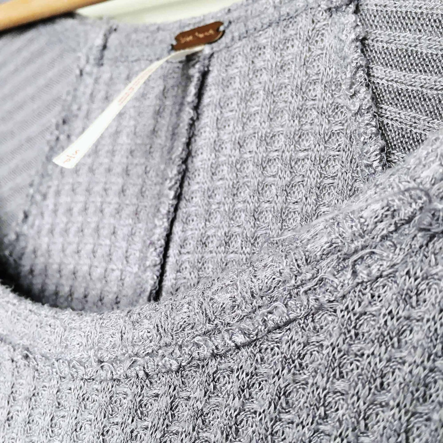 Free People Ventura oversized waffle thermal - size Small