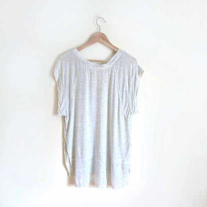 we the free voyage oversized v-neck tee - size xs