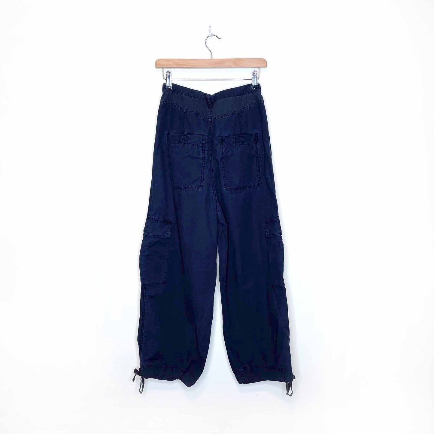 free people high rise cargo parachute pants - size 2
