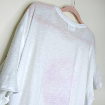 we the free woodstock clarity ringer tee - size large