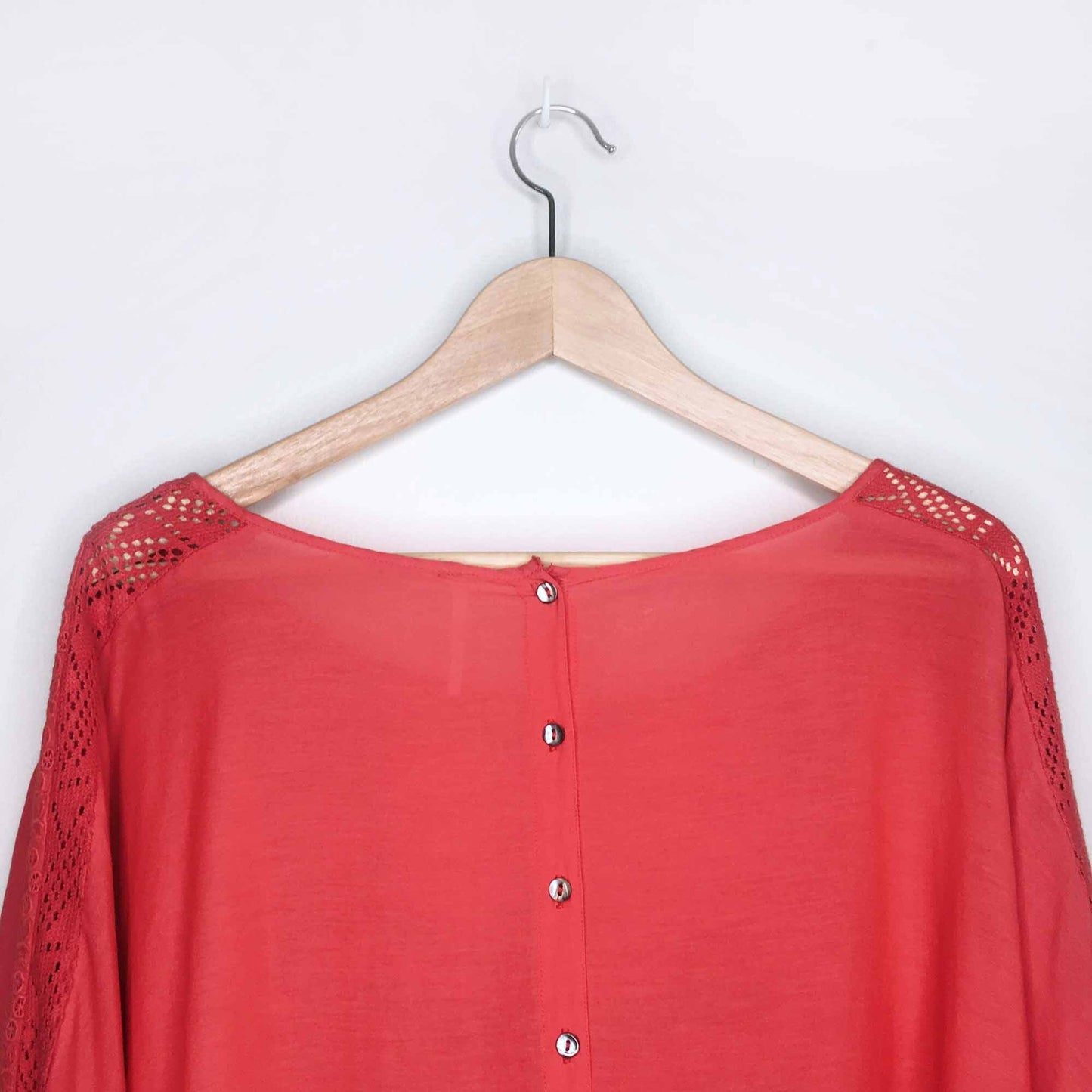 free people batwing boho blouse - size medium
