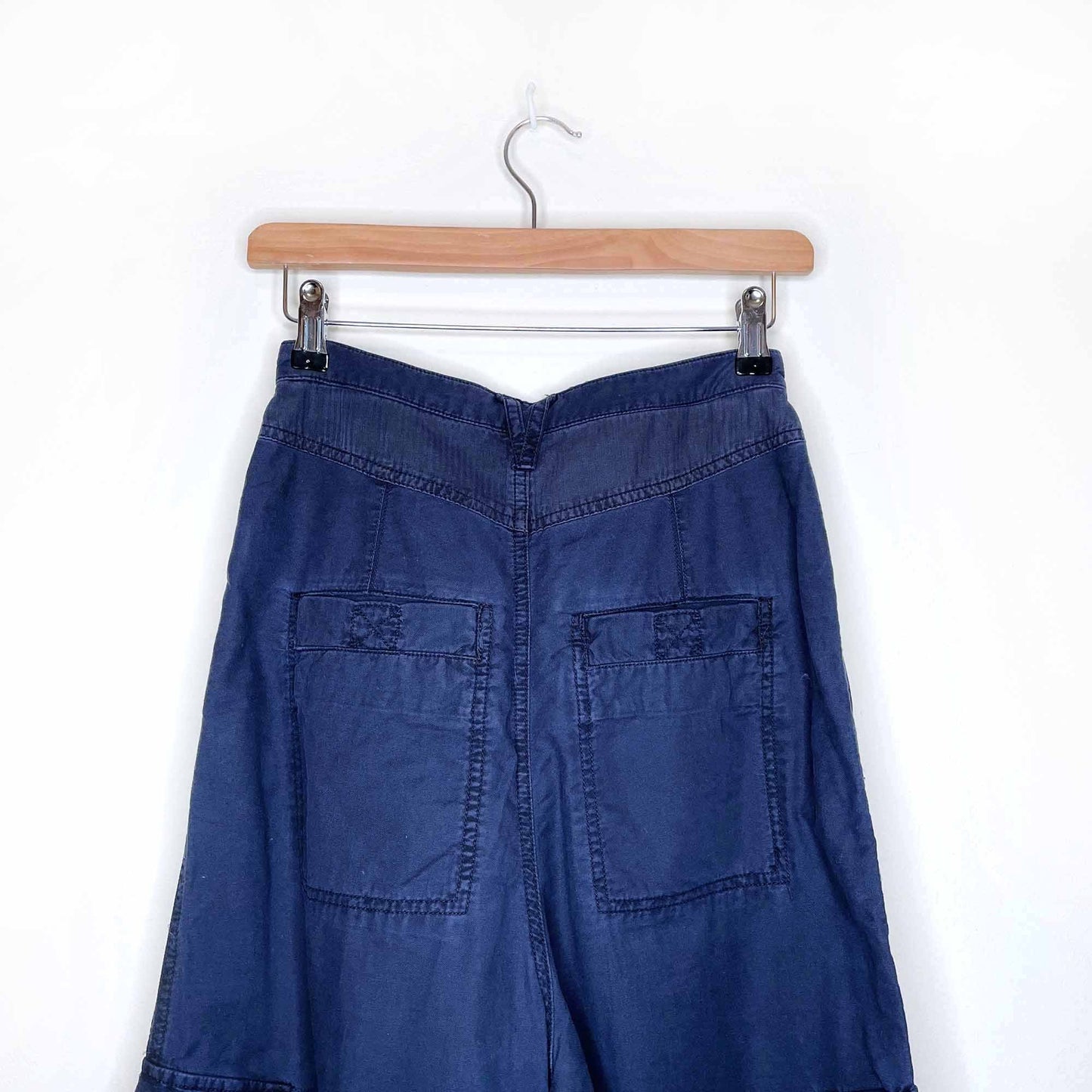 free people high rise cargo parachute pants - size 2