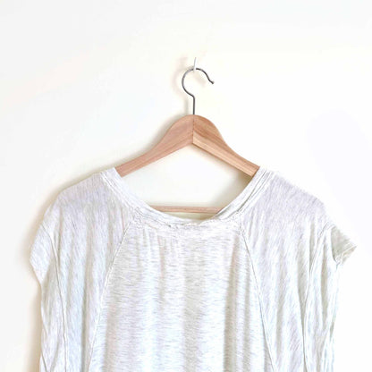 we the free voyage oversized v-neck tee - size xs