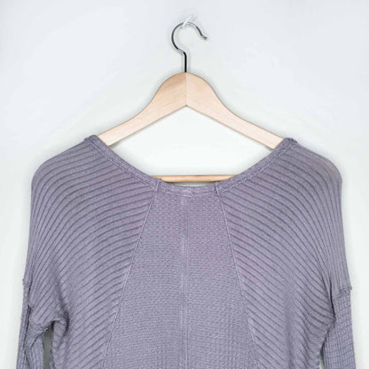 Free People Ventura oversized waffle thermal - size Small