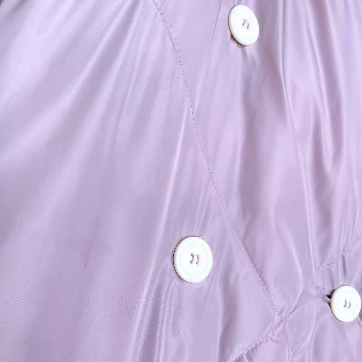 free people oversized ella puffa puffer jacket in lilac - size xs