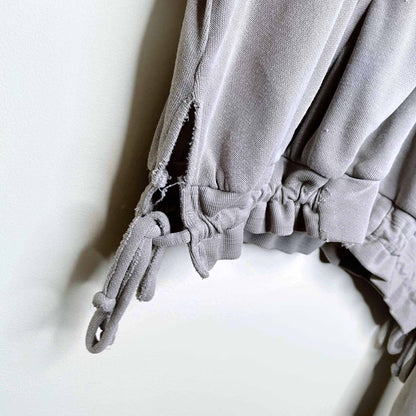 free people movement lightweight zip up sweatshirt with tie sides - size small