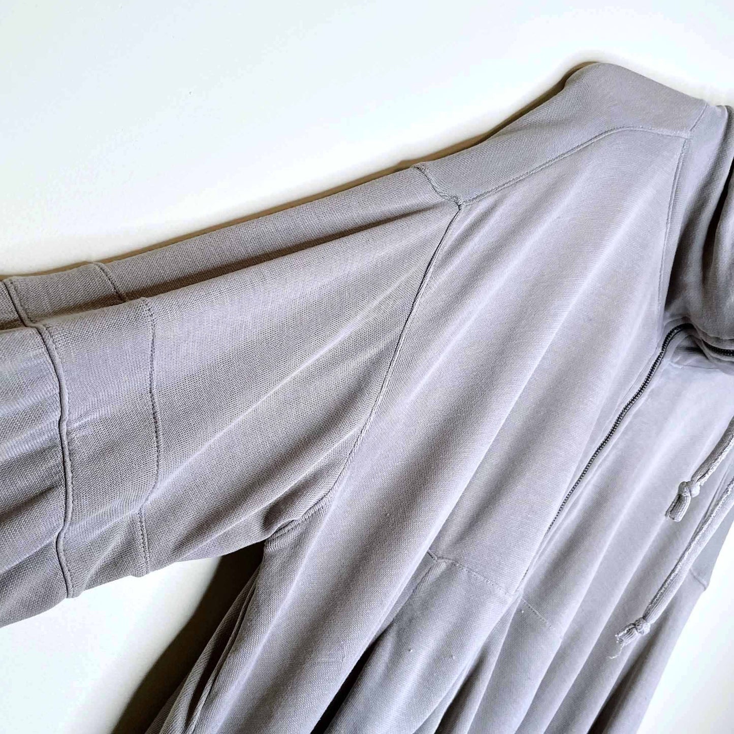 free people movement lightweight zip up sweatshirt with tie sides - size small