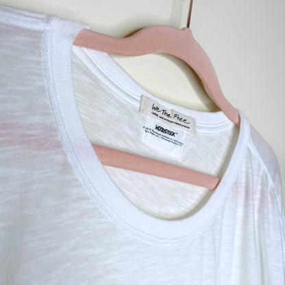 we the free woodstock clarity ringer tee - size large