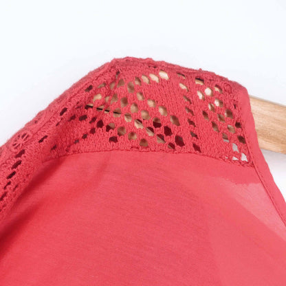 free people batwing boho blouse - size medium