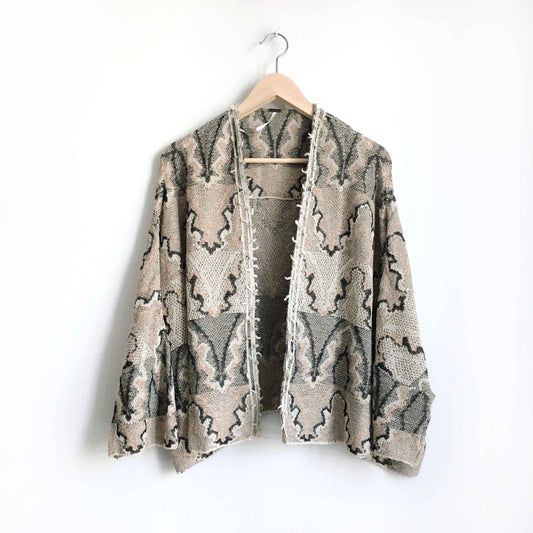 Free People Butterfly knit kimono - size Small