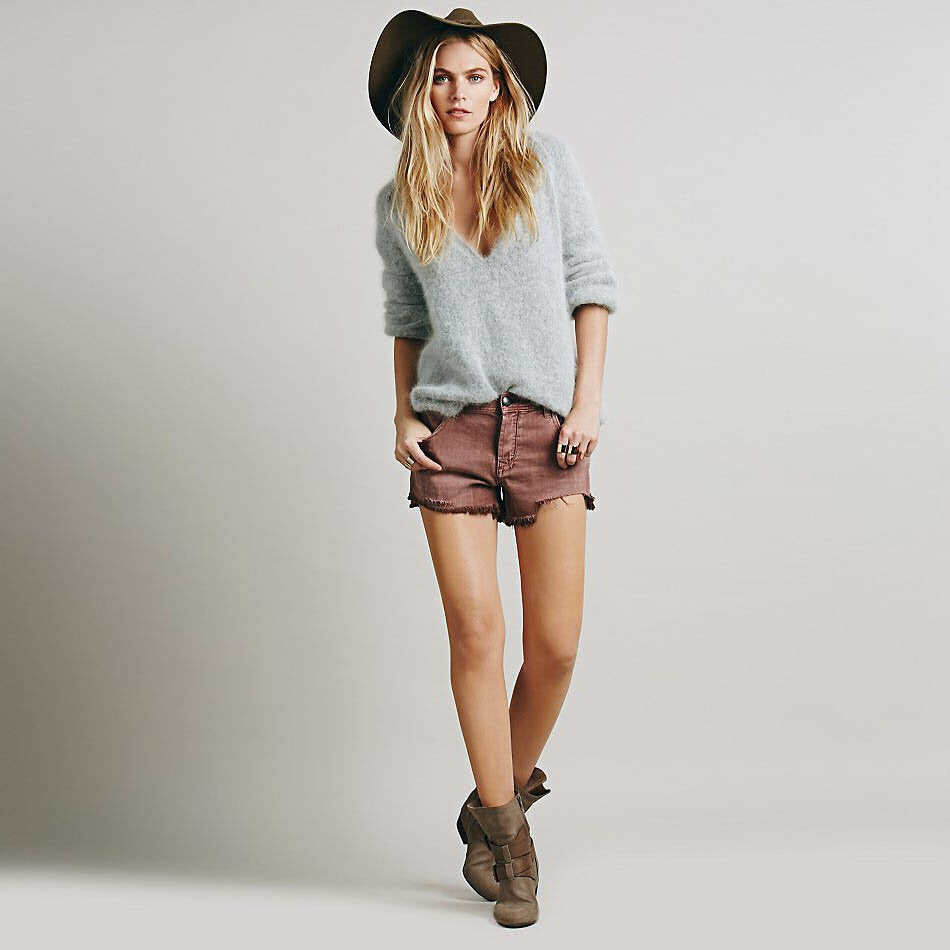 Free People cut-off denim shorts - size 27