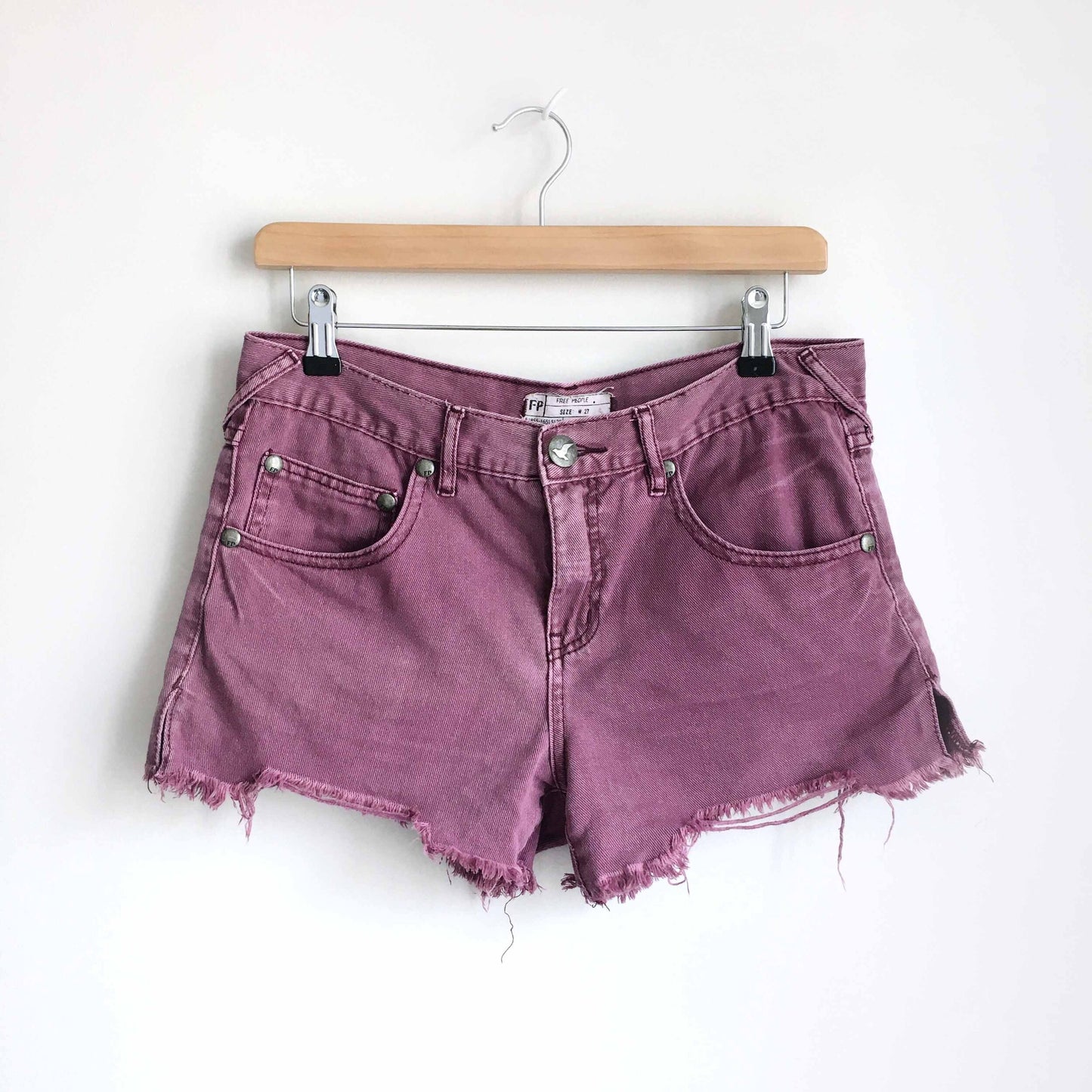 Free People cut-off denim shorts - size 27
