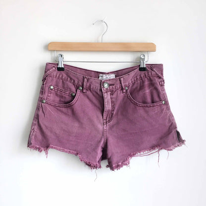 Free People cut-off denim shorts - size 27