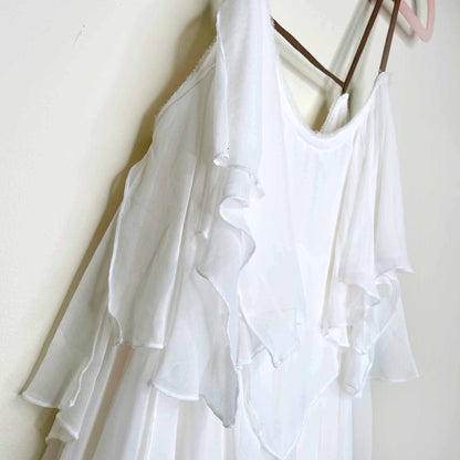 free people cascades of ruffles tunic - size medium