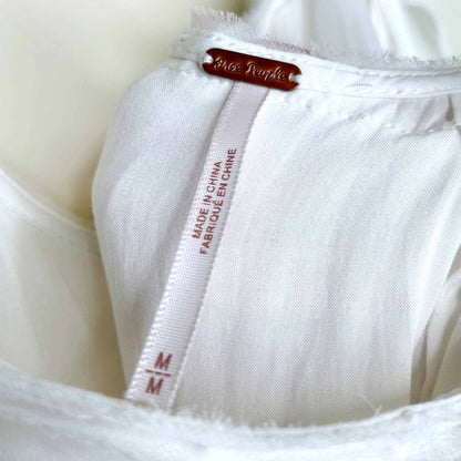 free people cascades of ruffles tunic - size medium