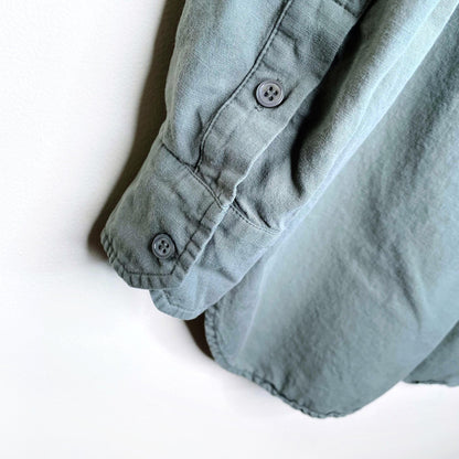 frame le tunic military button down shirt - size small